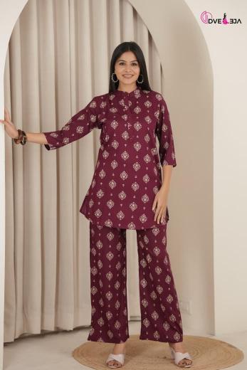 Dveeja chhava coord set ladies garments wholesale market in surat